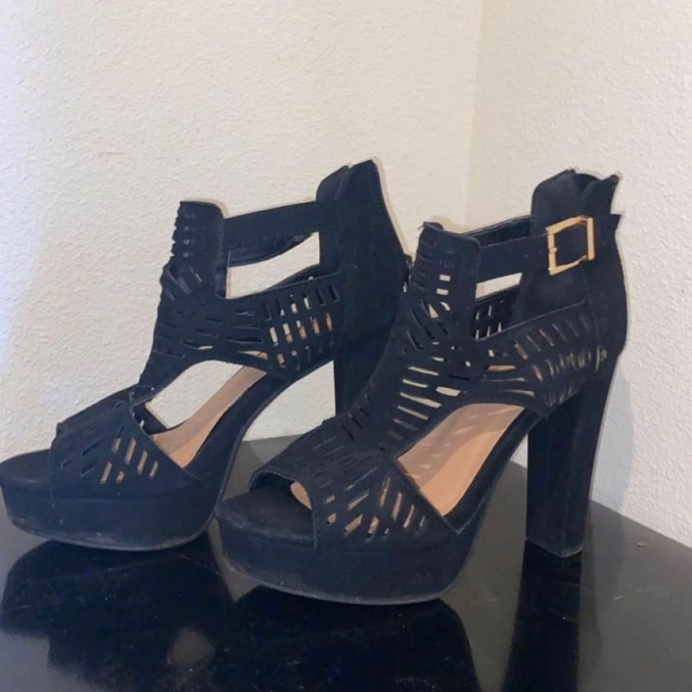 Black heels